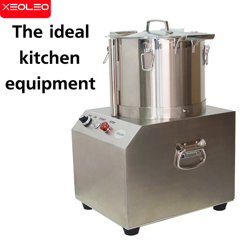 XEOLEO 10L/1100W tritatutto per alimenti in acciaio inossidabile robot da cucina affettatrice utensile da cucina per uso domestico taglierina rotta per alimenti