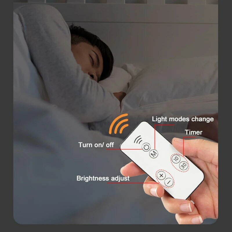 LED 데스크 램프 마그네틱 테이블 램프 USB 충전식 무단 변속 야간 조명 연구 독서 캐비닛 침실
