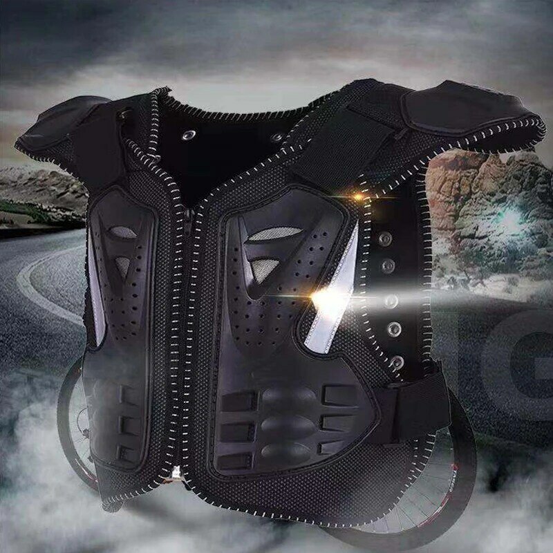 Children's cross-country motorcycle armor jacket chest spine protection anti-fall 4-15 years old children's full-body vest armor