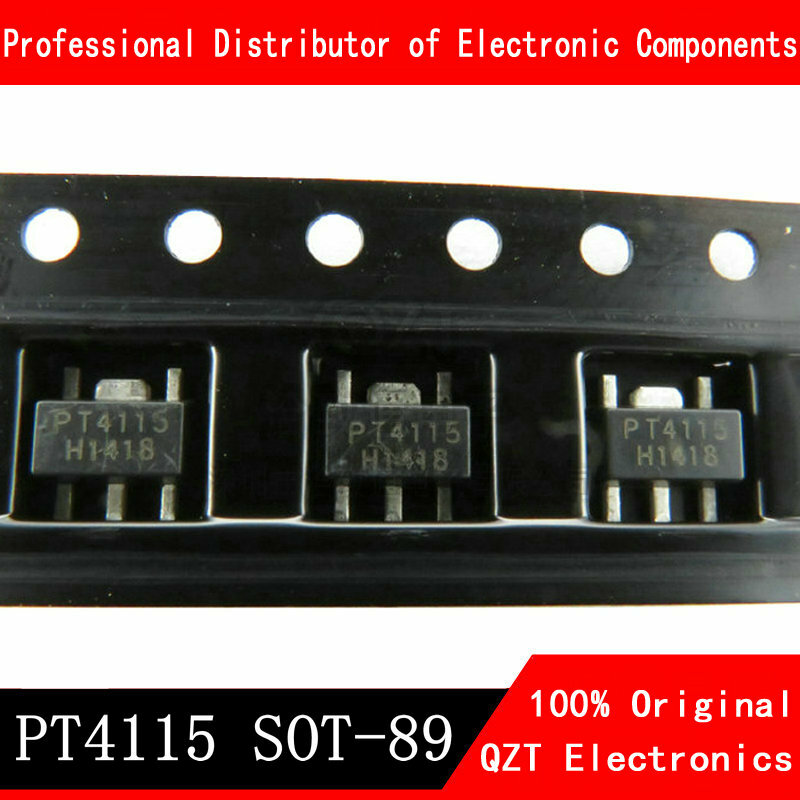 10Pcs PT4115 Sot-89 PT4115B89E SOT89 Smd Nieuwe En Originele Ic Chipset