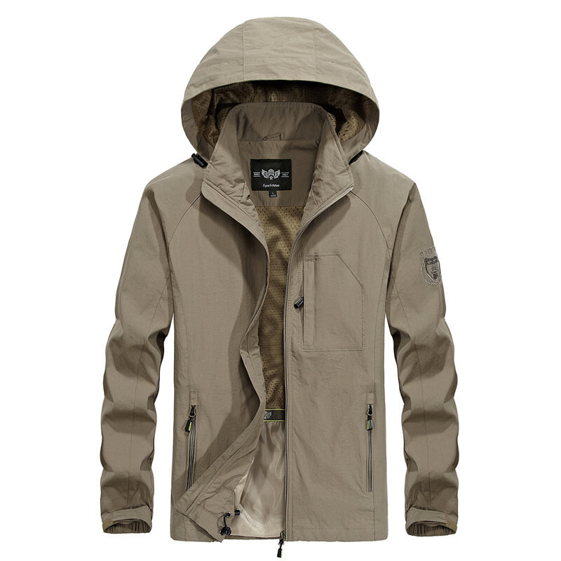 Men's Windbreaker Jackets Waterproof Military Hooded Water Proof Wind Breaker Casual Coat Male Autumn Outdoor Jackets