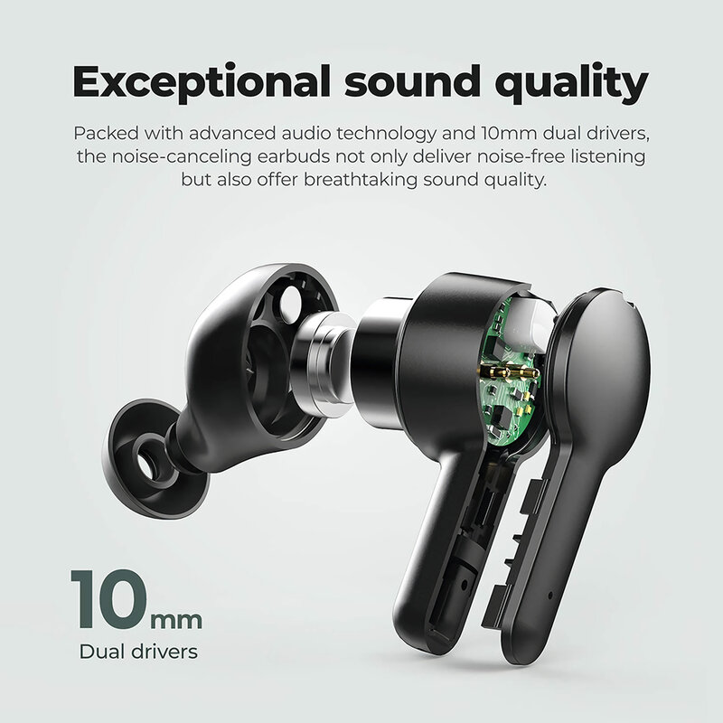 35DB ANC TWS V 5,0 Bluetooth Kopfhörer Aktive Noise Cancelling TWS iPx5 3D Stereo Wasserdichte Power Bass Drahtlose Kopfhörer Ta1