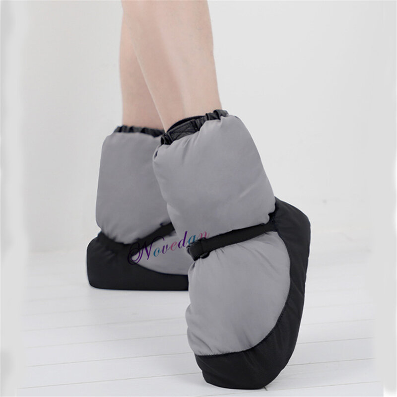 Ballet Warm Up Booties para crianças e mulheres, castelo bailarina, sapatos de inverno Flo Point, botas de dança, aquecedores para meninas