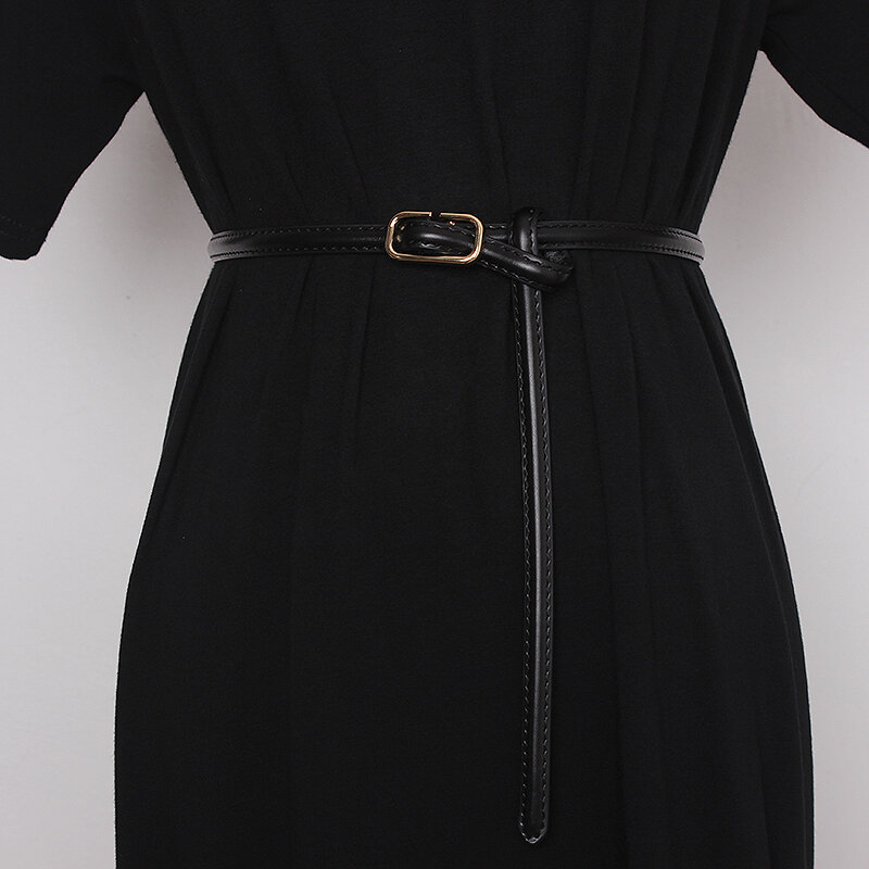 Moda donna passerella cinturino in vera pelle abito femminile corsetti cintura cinture decorazione cintura stretta TB1847