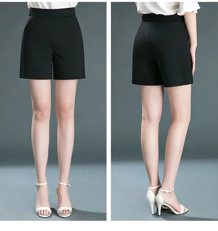 2020 Baru Fashion Kapas Celana Pendek Wanita Celana Pendek Musim Panas Pinggang Tengah Kasual Saku Lurus Celana Pendek Hot Sale
