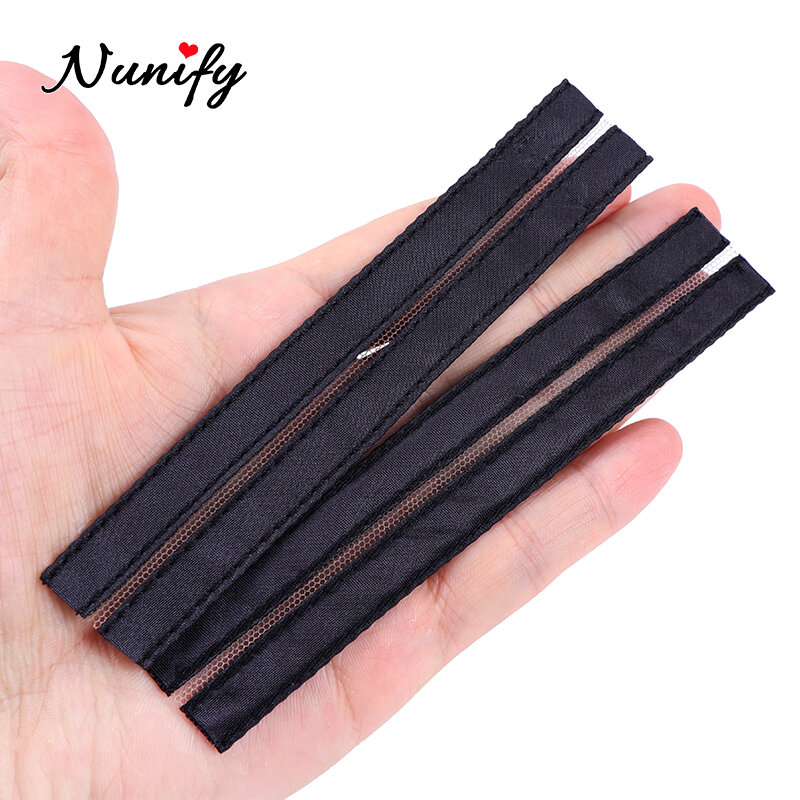 Nunify bandas elásticas más altas de nailon negro para hacer pelucas, gorras de peluca, Red para el cabello, Red de encaje, herramientas para hacer Tupes, nueva colección