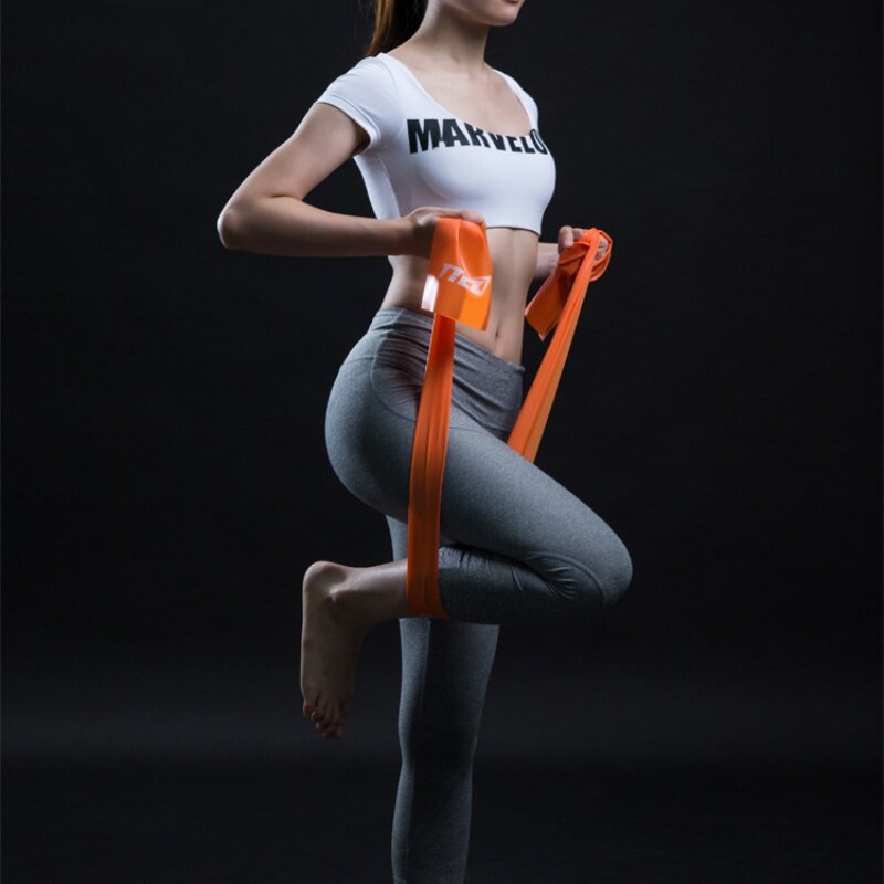 Эластичная резиновая лента для занятий спортом, 150 см