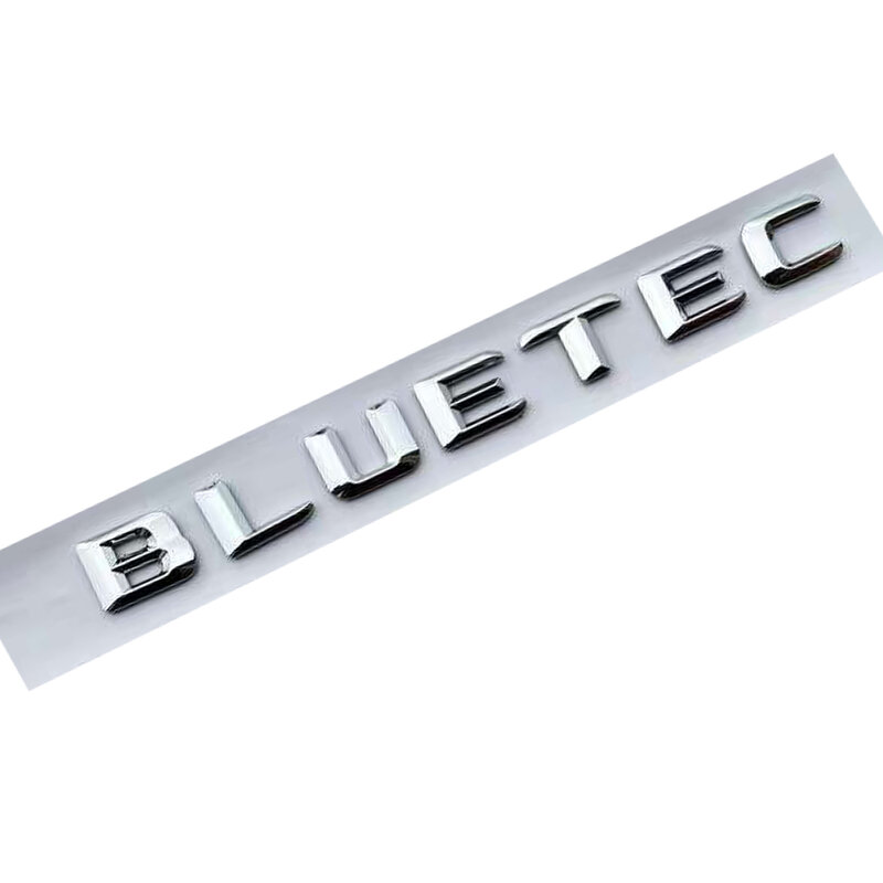 Autocollant de logo de voiture réaménagé pour Benz, lettres ABS, emblème de sièges Bluetooth chromés, insigne de garde-boue latéral de coffre, plaque signalétique