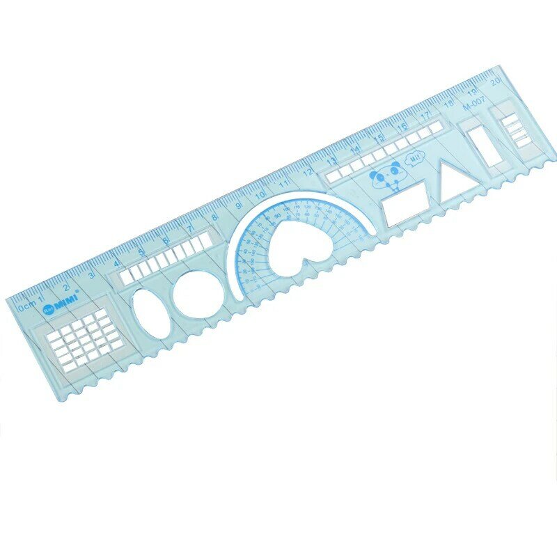 Korean student stationery creative multifunction four in one ruler Kawaii drawing office support factory direct selling statione