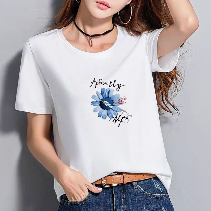 Bgtomate camiseta feminina gráfica de aquarela, camiseta estampa vintage para mulheres, de flor e gola redonda