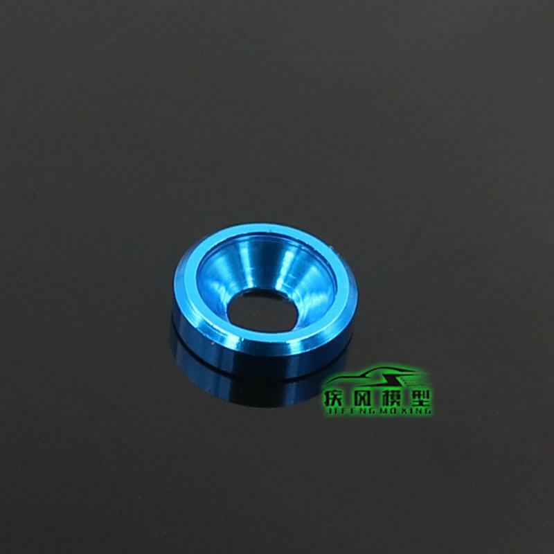 10pcs Aluminum washer M3 color aluminum alloy cap washers for RC model parts for countersunk screws Gasket