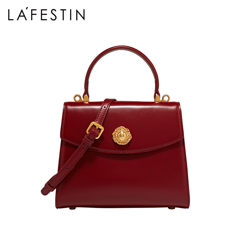 LA FESTIN Designer Original Women Bag New Trendy Retro Shoulder Large Capacity Messenger Bag Fashionable Leather Bag
