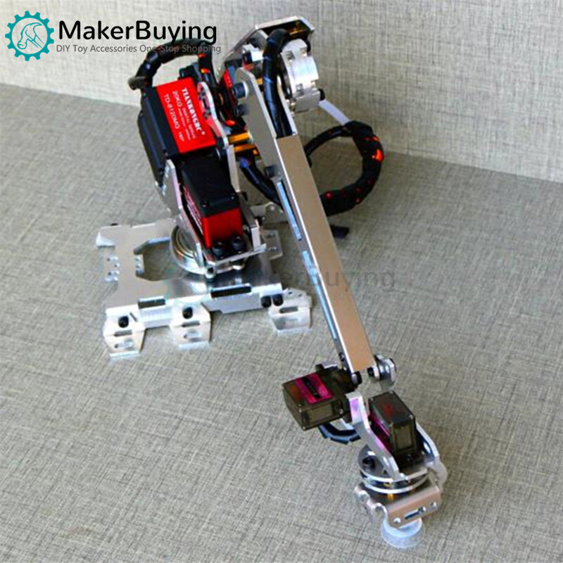 Metalowe mechaniczne ramię wielostopniowy manipulator wolności robot przemysłowy model sześcioosiowy robot 202