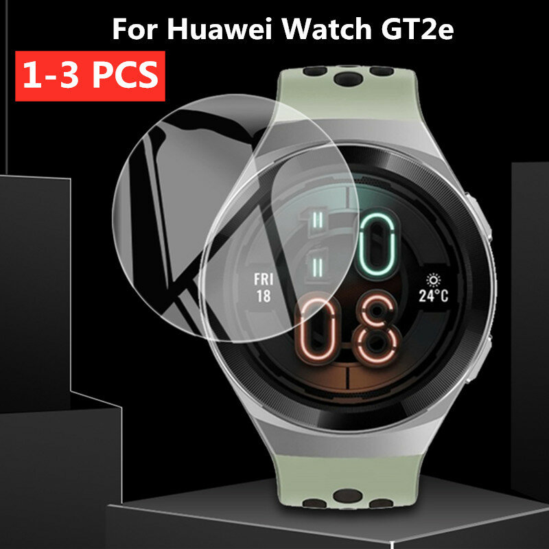 Película protectora de pantalla para Huawei Watch GT2e 2.5D GT3, vidrio templado transparente 9H Premium, película protectora para Huawei Watch GT3 Pro
