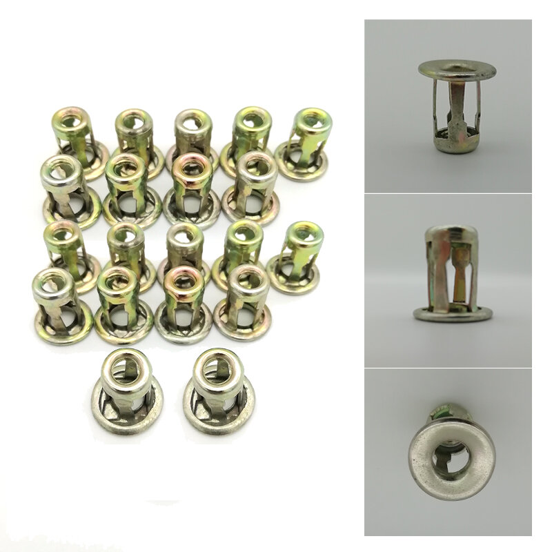 20 pieces 10MM Screw Base Clamp Retainer for Car Trunk Lisence Plate