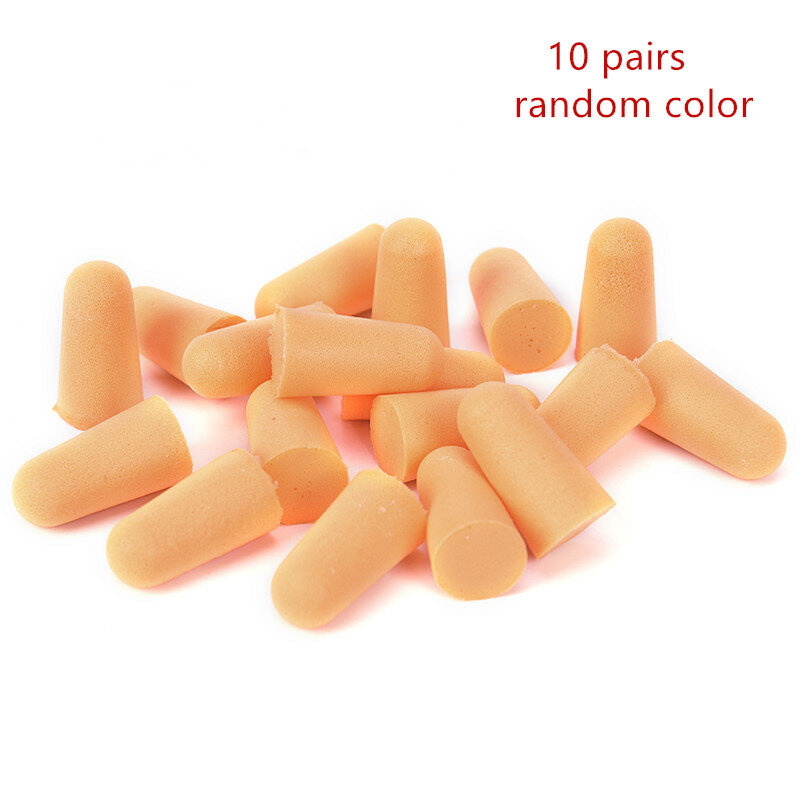 20Pcs Noise Reduction Silicone Soft Ear Plugs Swimming Silicone Earplugs Protective For Sleep Comfort Earplugs