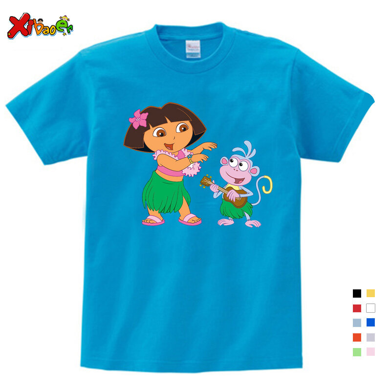 T-shirt Voor Meisjes Kinderen T-shirt Nieuwe Zoete Mooie Stijl T-shirt Baby Baby Leuke Cartoon Tees Meisje kleding Zomer Tops