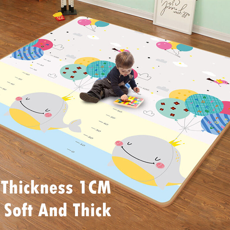 Xpe-alfombra de juego de dibujos animados para bebé, estera gruesa de 1cm, puzle, almohadilla de escalada