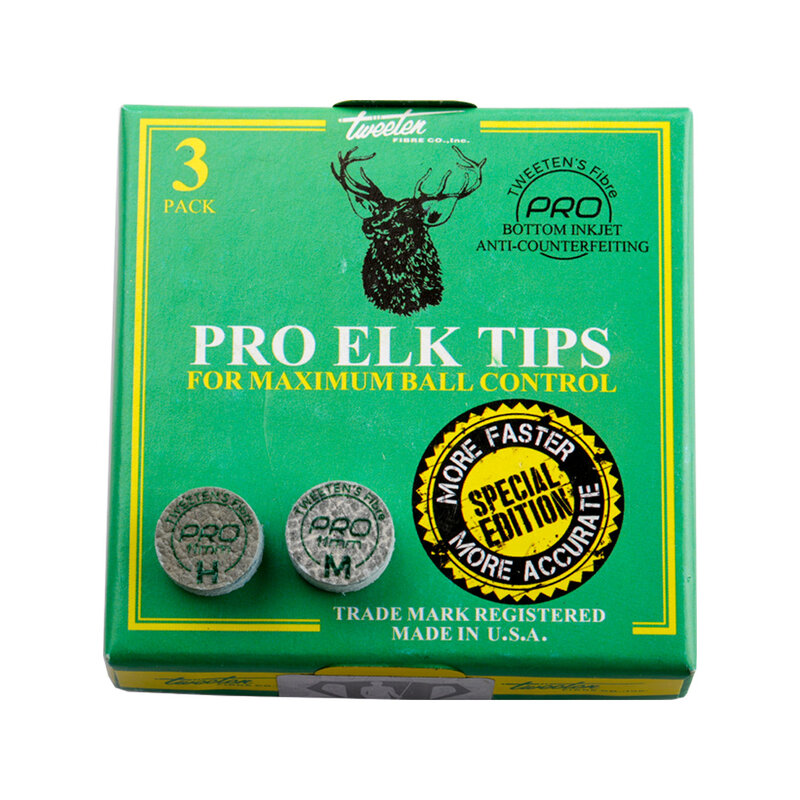 Ronnie O'Sullivan-tacos de billar elk-pro, Taco de billar de 10mm y 11mm, puntas de dureza media dura, accesorios de billar DE UN piezas