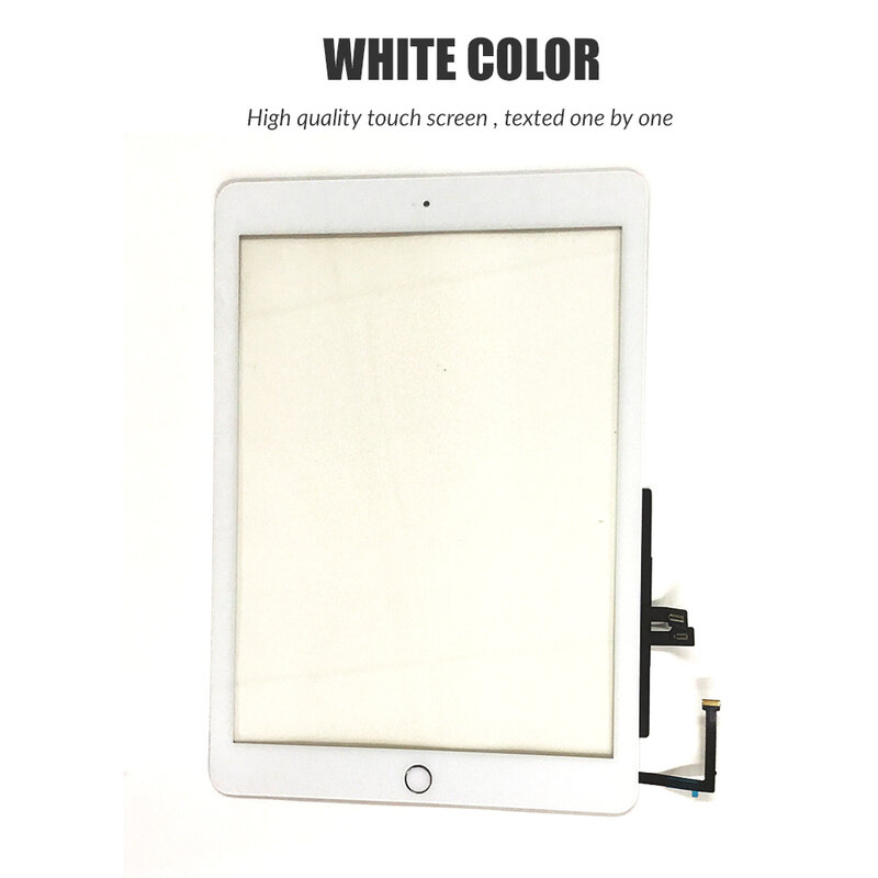 Touch screen For iPad 6 9.7 (2018 Version) 6th Gen A1893 A1954 Glass Digitizer Panel LCD Outer Display Replacement Sensor