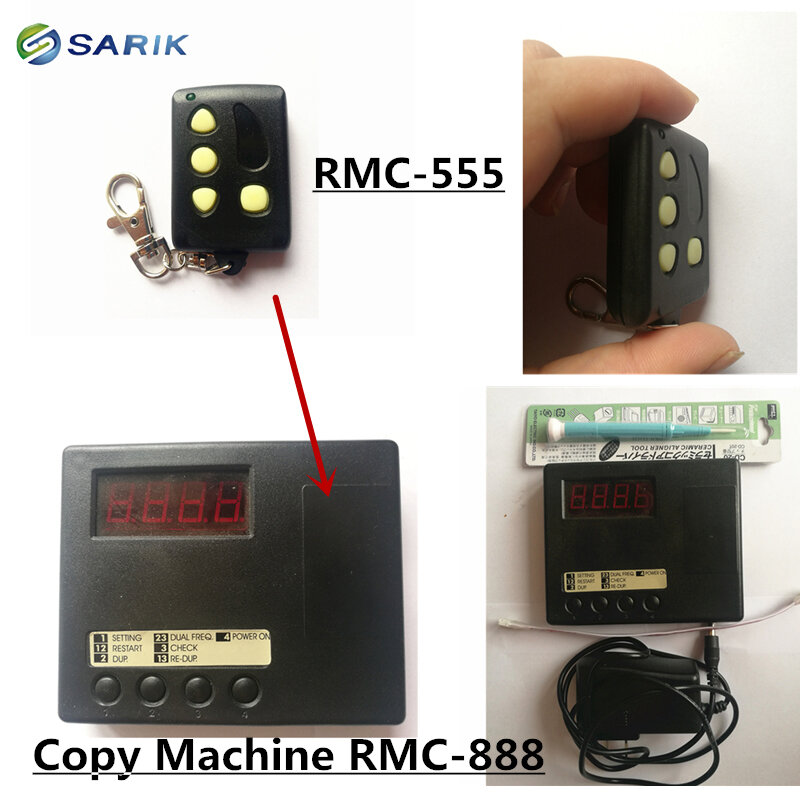 Klom-máquina de copia para transmisor, Remocon, 9 pines, RMC888