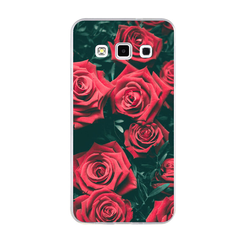 Funda de teléfono para Samsung Galaxy A3 A5 A7 2016, cubierta trasera de tpu suave, cubierta protectora para Samsung A3 2015, cubiertas de flor de silicona