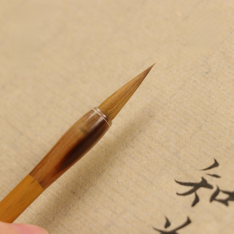 Kuas Tulis Kaligrafi Tiongkok Pena Kaligrafi Pena Musang Rambut Kecil Biasa Kuas Lukis Skrip Pena Kaligrafi Tiongkok
