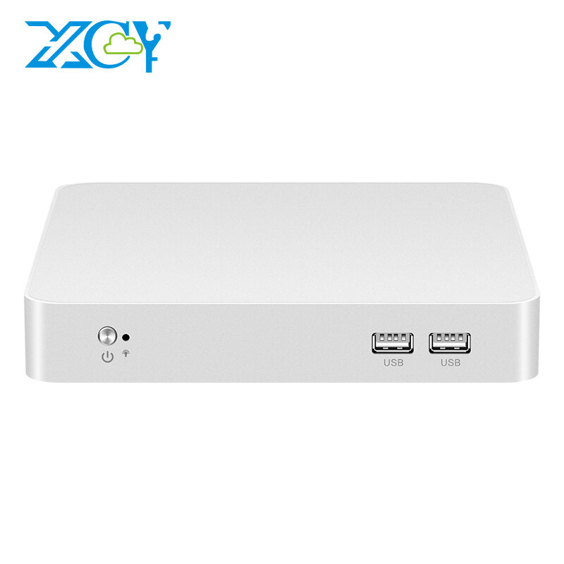 XCY Office Mini PC Intel i7 4500U i5 4200U 3317U supporto Windows 10 Linux HDMI VGA Display WiFi Gigabit Ethernet THPC Barebone