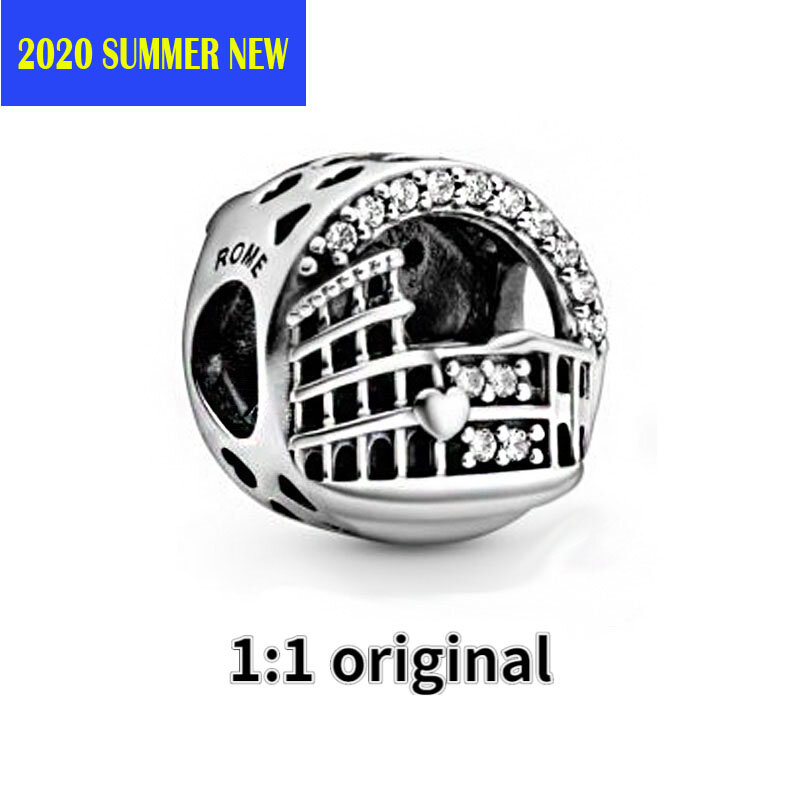 2020 Zomer Nieuwe 925 Sterling Zilveren Kralen Fit Originele Pandora Armbanden De Rome Charm Diy Vrouwen Mode-sieraden Gift