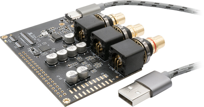 Hifi Borad con 32-Bit estéreo móvil DAC de Audio ES9038Q2M Khadas Placa de control de tonos de genérico edición