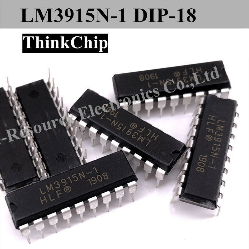 (10pcs) LM3915 LM3915N-1 DIP-18 Dot/Bar Display Driver