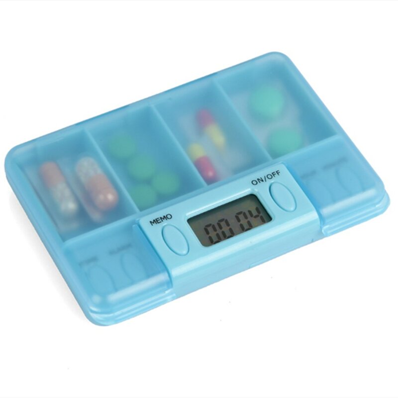 GREENWON Pille Fall Veranstalter Tablet Lagerung Medizinische Wöchentlich Box Containe Mit Clip Deckel Medizin