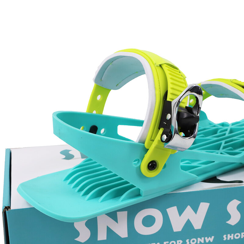Correas de escalera de lengua de trinquete de punta de encuadernación de Snowboard, accesorios de esquí de plástico cian negro, nuevo conjunto de alta calidad