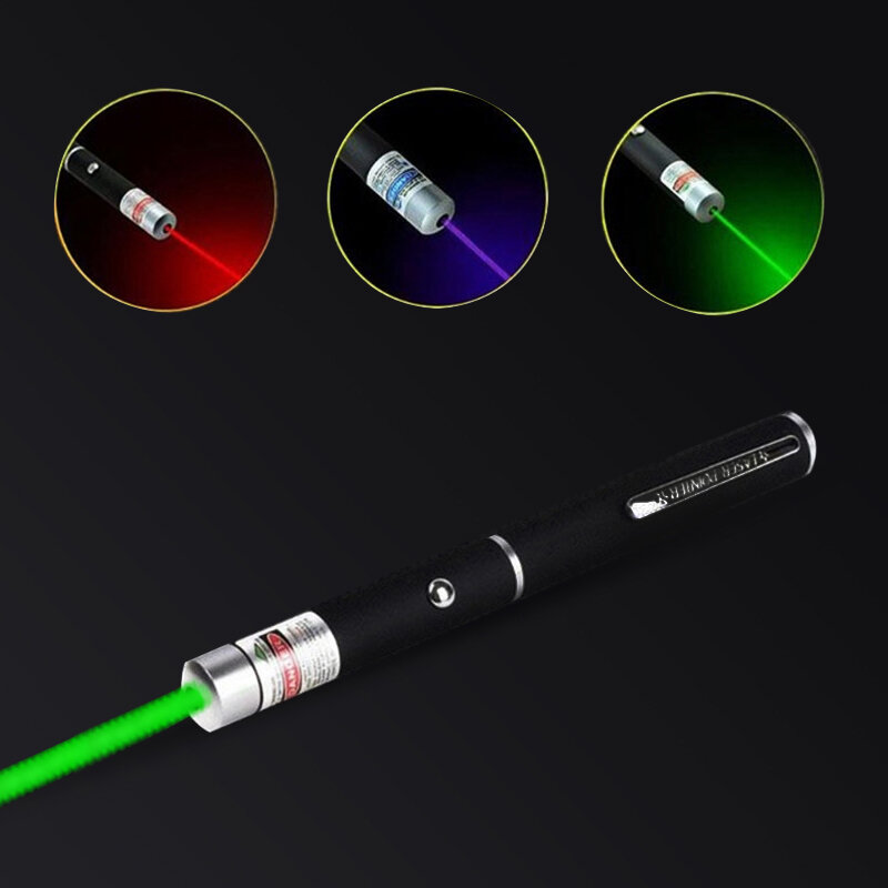 Ponteiro de visão laser 5mw alta potência verde azul vermelho dot laser caneta luz poderosa laser medidor 530nm 405nm 650nm caneta laser verde