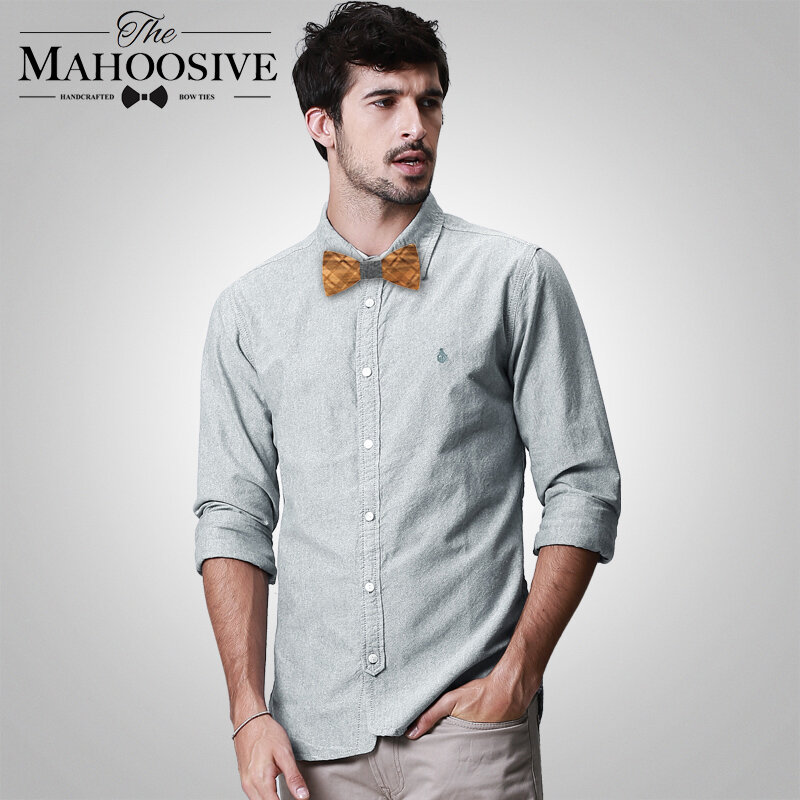 Mahoosive Boutique-pajaritas de cabeza de Metal para novio, corbata sólida de mariposa, corbata clásica Gravata, Envío Gratis