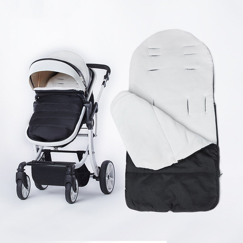 Inverno da criança do bebê universal footmuff confortável toes avental forro carrinho de bebê carrinho de dormir sacos à prova vento quente grosso almofada algodão