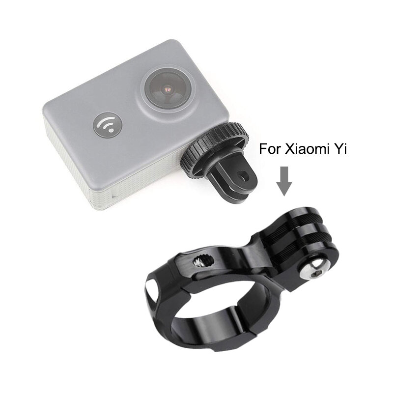 Pegangan Aluminium Sepeda Motor untuk GoPro Hero 11 10 9 8 7 6 5 4 Xiaomi Eken Sjcam Go Pro Action Camera