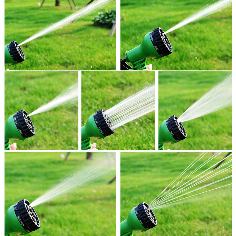 Tubo flessibile da giardino espandibile flessibile irrigazione tubo flessibile dell'acqua espandibile con ugello di spruzzo autolavaggio esterno mulinello per pistola ad acqua da giardino