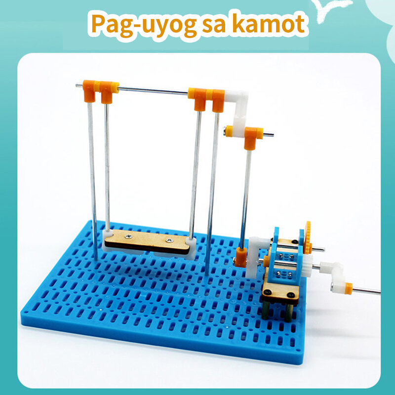 DIYスイング素材手作りインド実験ハンドギア伝送プロジェクトセット子供学生教育玩具