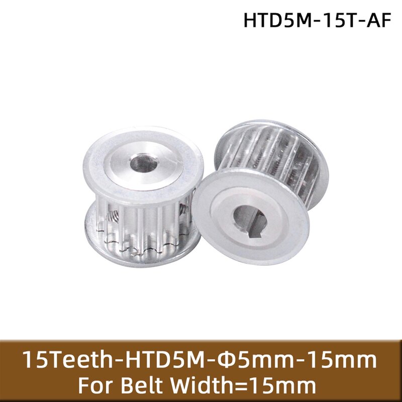 Polea De distribución síncrona HTD, 15 dientes, 5M, 15 T, diámetro 5/6/6.35/7/8/1012/14/15mm, para correa de 15mm de ancho, HTD5M, Gear 15-5M-15 AF