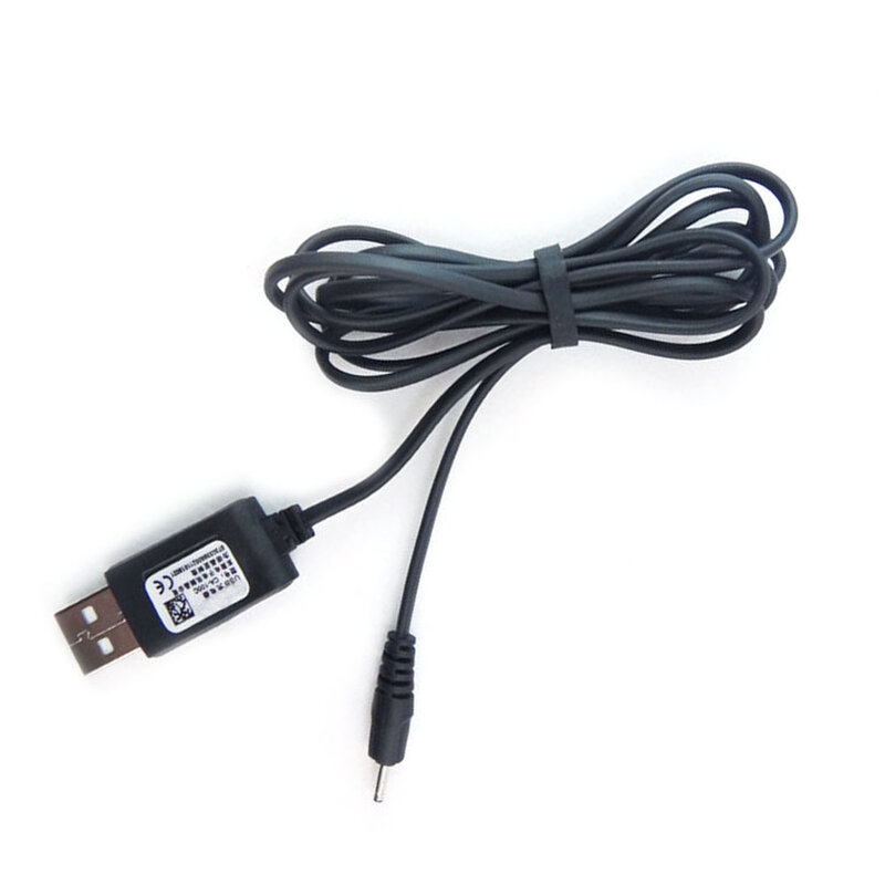 노키아 모바일 CA-100C USB 충전 리드 코드, 소형 핀 USB 케이블, 130cm 길이, 2mm, 100-240V, 50-60Hz, 75mA, 130cm