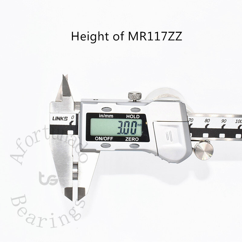 MR117ZZ Миниатюрный подшипник 10 шт. 7*11*3 (мм), бесплатная доставка, хромированная сталь, металл, герметичные высокоскоростные детали механического оборудования