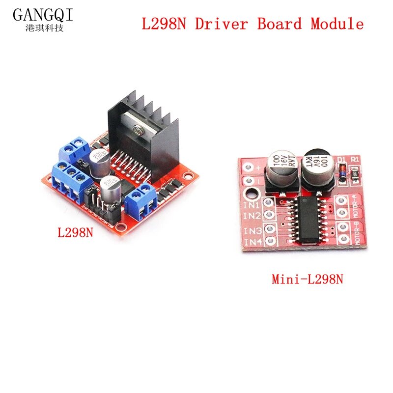 L298N Driver Board Module para Arduino, Stepper Motor, Robô Inteligente, Robô Peltier, Alta Potência, L298 DC, L298N