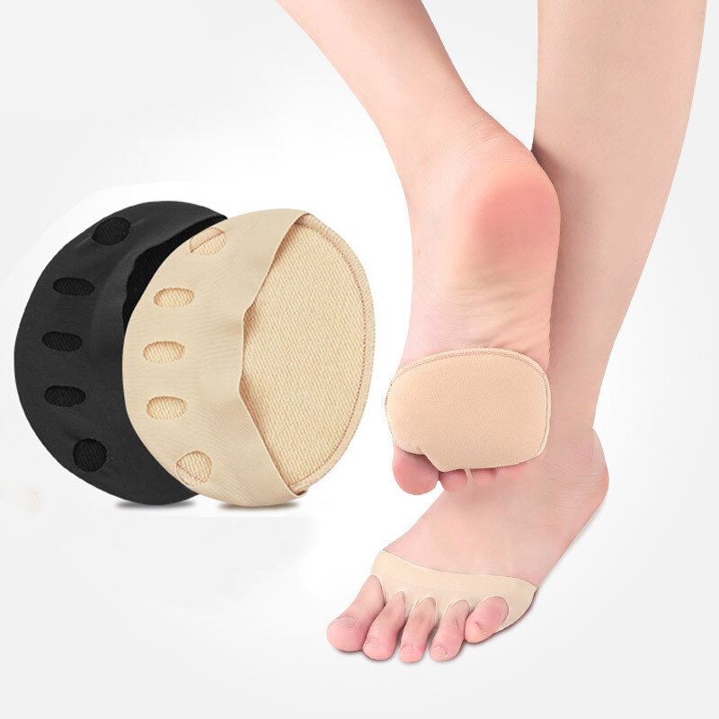 Cuscinetti per avampiede a cinque dita tacchi alti solette per scarpe calli protezione per i piedi solette antiurto per alleviare il dolore inserti per Pad a mezzo cortile