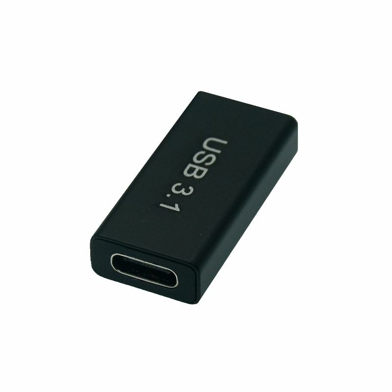 عالية السرعة USB C USB 3.1 نوع C أنثى إلى USB 3.0 A شاحن أنثي محول محول 5gbps Aata نقل أسود