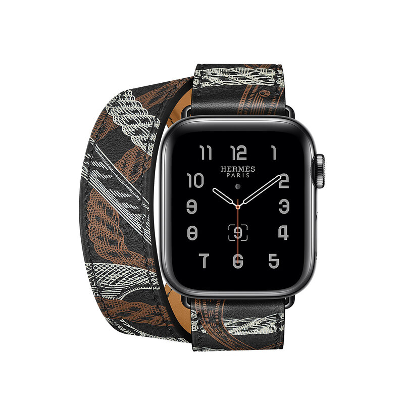 Pulseira para apple watch band 5 4 44mm 40mm tour duplo couro genuíno correa iwatch 3 2 42mm 38mm pulseira aple acessórios do relógio