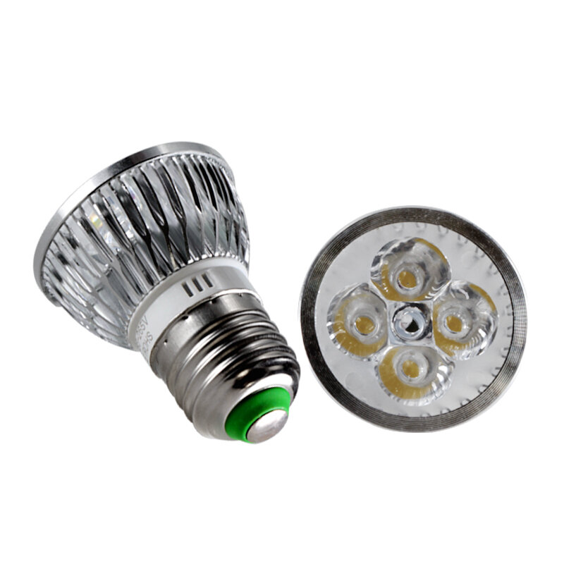Ampola led spotlight e27 110v 220v 12v 24 v 4w lâmpada de alumínio para casa iluminação 12 24 v volt lâmpada de poupança de energia downlight