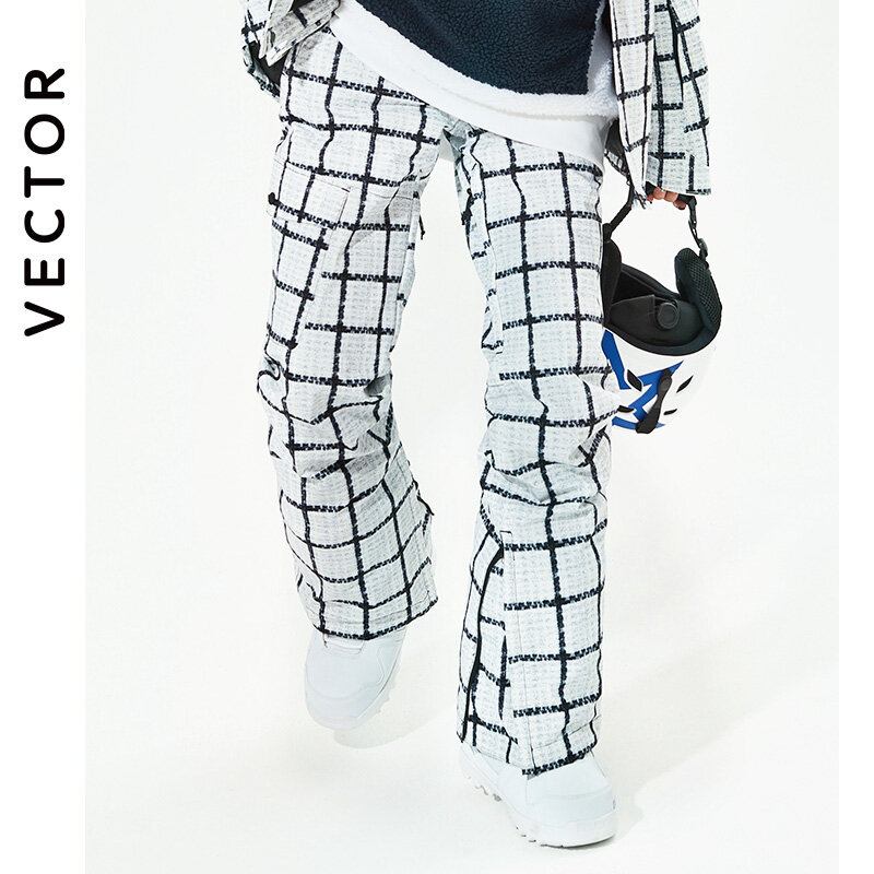 VECTOR Brand-pantalones de esquí de invierno para mujer, pantalones de snowboard, impermeables, a prueba de viento, cálidos, para exteriores, de alta calidad