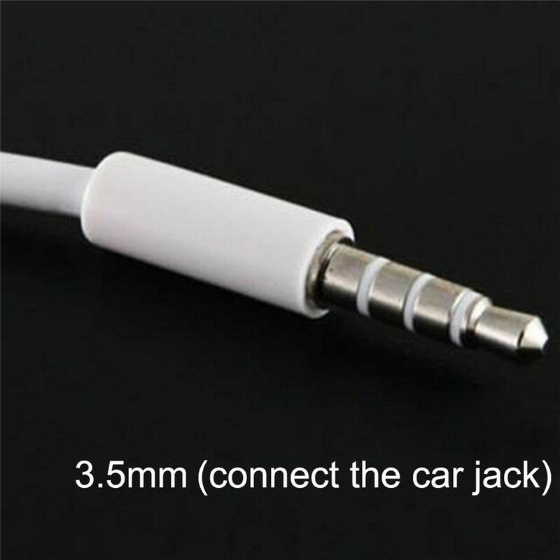 Usb 2.0 Female Naar MP3 Dc 3.5Mm Male Aux Audio Plug Jack Converter Kabel Snoer Hoge Anti-Jamming auto Accessoires