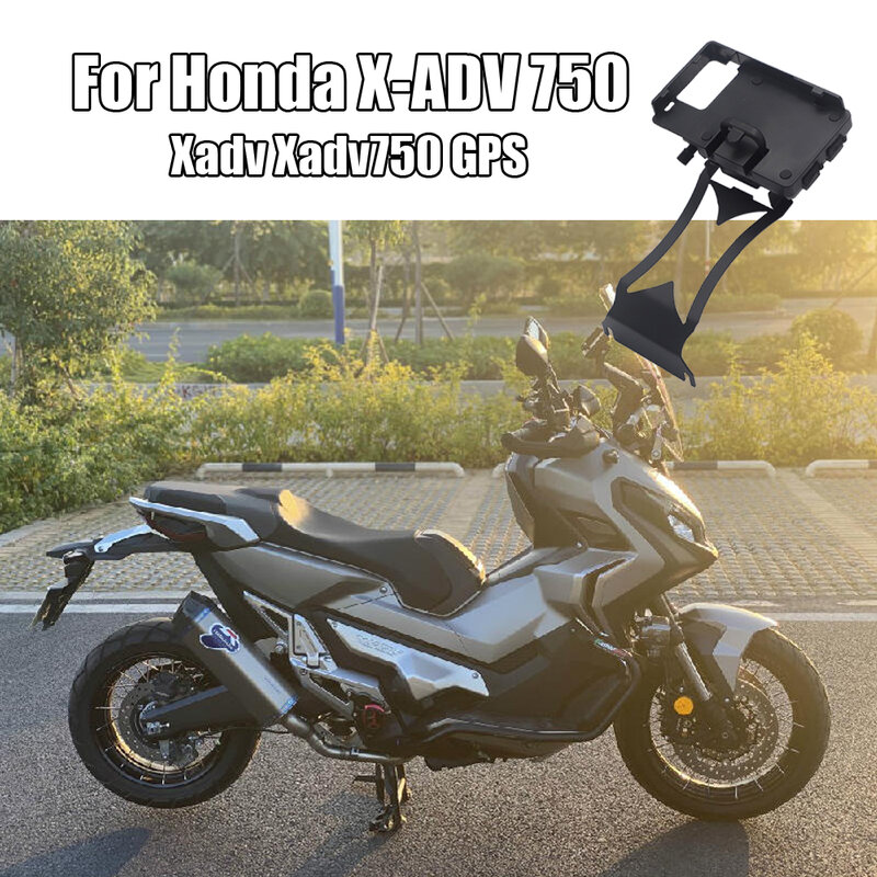 Suporte de navegação do telefone móvel para motocicleta, carregamento USB, montagem para Honda X-ADV 750, Xadv, Xadv750, barra GPS